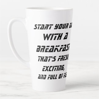Tasse Latte Win Breakfast Latte