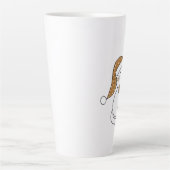 Tasse Latte Winking Winter Cat (Devant)