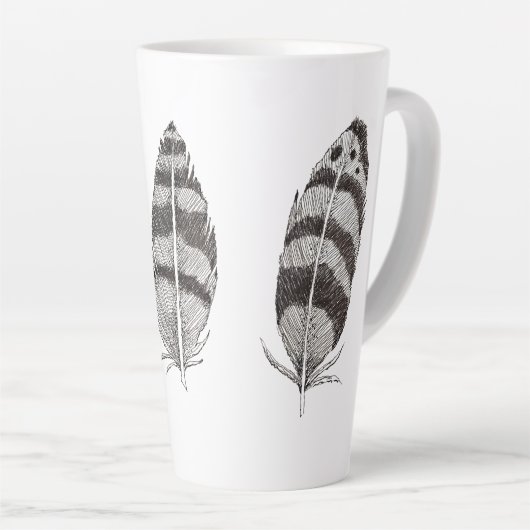Tasse Latte With Imagination Flight (Angle droit)
