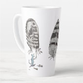 Tasse Latte With Imagination Flight (Angle gauche)