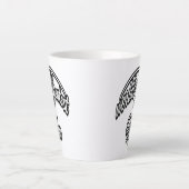 Tasse Latte World’s Greatest Mom Elegant Cursive Design (Devant)