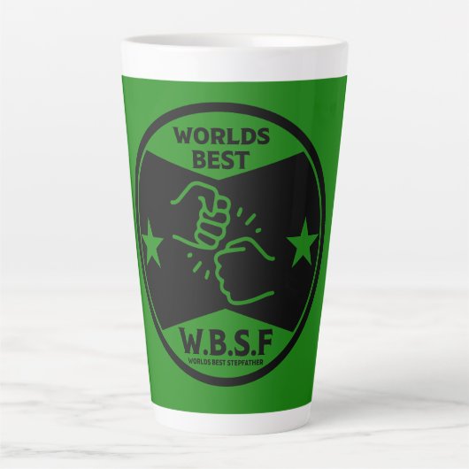 TASSE LATTE WORLDS MEILLEUR STEPFATHER (Devant)