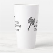 Tasse Latte Write Without Fear Edit Without Mercy Writers (Devant)