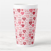 Tasse Latte XOXO & Toujours à moi  (Devant)