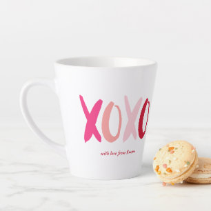 Tasse Latte "XOXO" Valentines