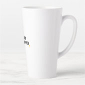 Tasse Latte Yapper certifié | Gen-Z Funny Graphic Tee (Droite)