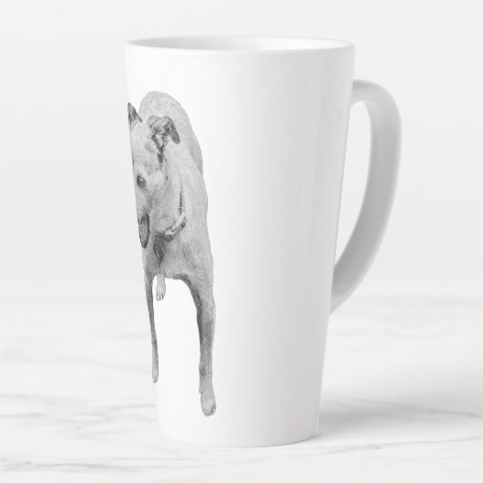 Tasse Latte Yawn confortable pour les nuits d'automne (Angle droit)