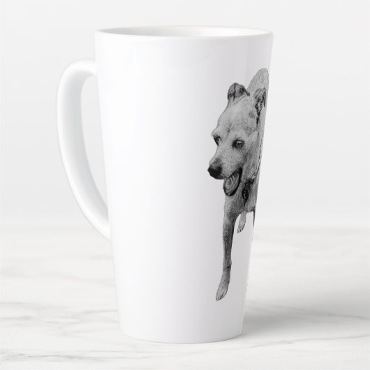 Tasse Latte Yawn confortable pour les nuits d'automne (Angle gauche)