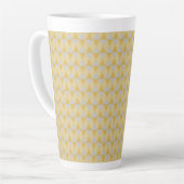 Tasse Latte Yellow diamonds (Angle gauche)