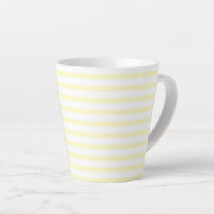 Tasse Latte yellow white bicolore two-one jaune-blanc