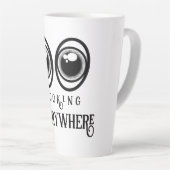 Tasse Latte Yeux (Angle droit)