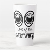 Tasse Latte Yeux (Devant)
