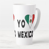 Tasse Latte Yo Amo Mexico Grande (Angle droit)