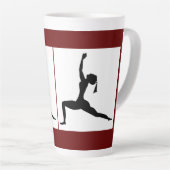 Tasse Latte Yoga Lover (Angle droit)