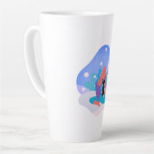 Tasse Latte Yoga, Méditation, Forme physique (Angle gauche)