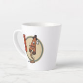 Tasse Latte Yokai classique Karakasa-obake - Folklore japonais (Angle gauche)