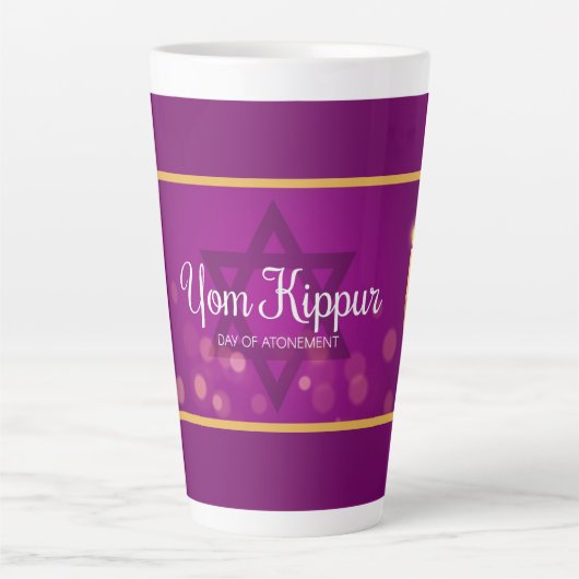 Tasse Latte Yom Kippour (Devant)