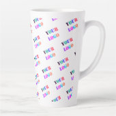 Tasse Latte Your Logo Photo Business Promotional Personalized (Droite)