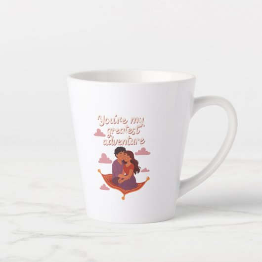 Tasse Latte You're My Greatest Adventure – Romantic Flying (Droite)