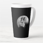 Tasse Latte Zebra Foal (Angle droit)