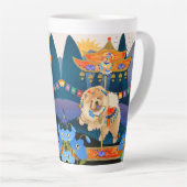 Tasse Latte ZEN CARNIVAL Chow - conception de l'enveloppe de t (Angle droit)