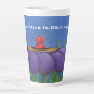 Tasse Latte Zen Ladybug