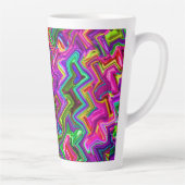 Tasse Latte Zigzag coloré #2 - (Droite)