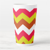 TASSE LATTE ZIGZAG PATTERN. (Devant)