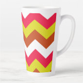 TASSE LATTE ZIGZAG PATTERN. (Droite)