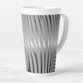 Tasse Latte Zincident Zebra (Angle droit)