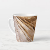 Tasse Latte Zion Canyon Mur I Abstrait Nature Photographie (Angle gauche)