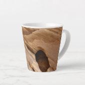 Tasse Latte Zion Canyon Mur I Abstrait Nature Photographie (Angle droit)