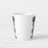 Tasse Latte Zombie chinois mignon (Devant)