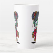 Tasse Latte Zombie chinois mignon (Devant)