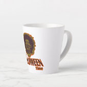 Tasse Latte ZOMBIE HEAD C'est l'heure d'Halloween (Angle droit)