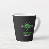 Tasse Latte Zombie Techno Rave (Angle droit)