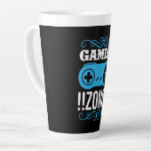Tasse Latte Zone de jeu cadeau Gamer (Angle gauche)