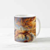 Tasse Layla Désert Obsession Flames Guitare (Devant droit)