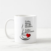 Tasse "Le café comprend l'humour" (Gauche)