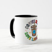 Tasse Le Café Est Mon Langage D'Amour (Devant gauche)