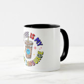 Tasse Le Café Est Mon Langage D'Amour (Devant droit)