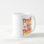 Tasse « Le pouvoir au peuple » (Devant droit)