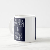 Tasse - le travail comme un capitaine, jeu aiment (Devant gauche)