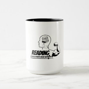 Tasse « Lecture = Gains pour le Cerveau »