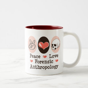 Tasse légale d'anthropologie d'amour de paix