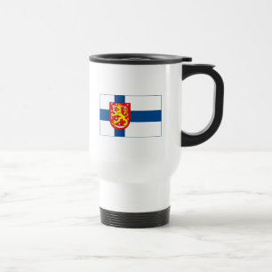 Tasse (légère) de COA du drapeau W de la Finland
