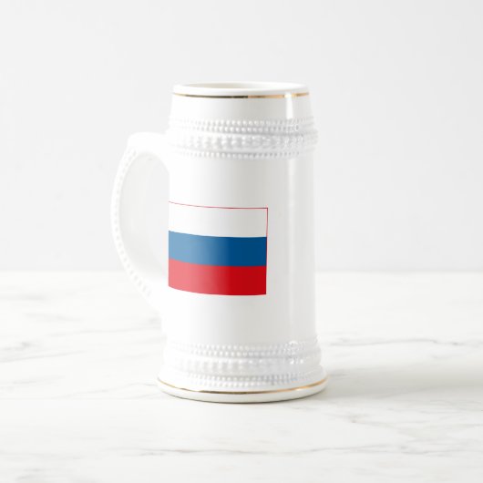 Tasse (légère) de drapeau de la Russie (Devant gauche)