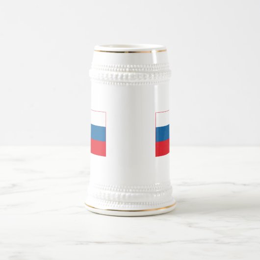 Tasse (légère) de drapeau de la Russie (Centre)