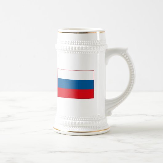 Tasse (légère) de drapeau de la Russie (Droite)