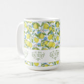 Tasse Lemon Be Our Guest (Devant gauche)